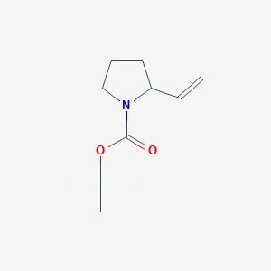 molecular formula C11H19NO2 B1340440 Tert-butyl 2-vinylpyrrolidine-1-carboxylate CAS No. 176324-60-0