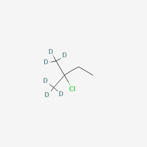 molecular formula C5H11Cl B13404422 tert-Pentyl-d6 Chloride 
