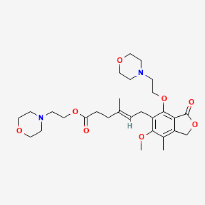 molecular formula C29H42N2O8 B13404446 Mycophenolate Morpholinoethyl Ether 