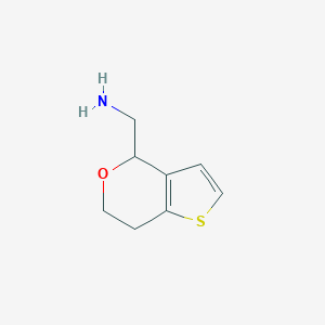 molecular formula C8H11NOS B1340447 4H,6H,7H-thieno[3,2-c]pyran-4-ylmethanamine CAS No. 63932-26-3