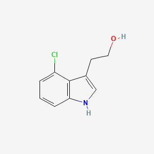 molecular formula C10H10ClNO B1340451 2-(4-Chloro-1H-indol-3-yl)ethanol CAS No. 41340-30-1