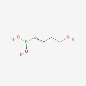 molecular formula C4H9BO3 B13404521 4-Hydroxy-1-butenyl-boronic acid 