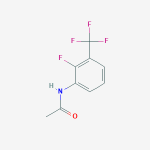 molecular formula C9H7F4NO B13404528 N-[2-Fluoro-3-(trifluoromethyl)phenyl]acetamide CAS No. 88288-10-2