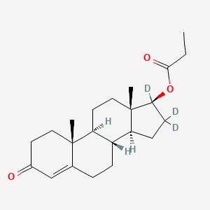molecular formula C22H32O3 B13404601 Testosterone-d3 Propionate 