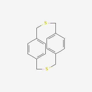 molecular formula C16H16S2 B1340461 2,11-Dithia[3.3]paracyclophane CAS No. 28667-63-2