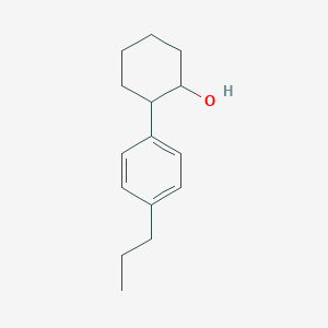 molecular formula C15H22O B13404654 trans-2-(4-n-Propylphenyl)cyclohexanol 