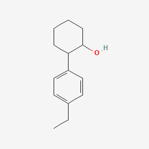 molecular formula C14H20O B13404695 trans-2-(4-Ethylphenyl)cyclohexanol 