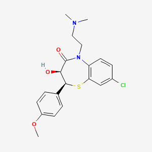 molecular formula C20H23ClN2O3S B13404767 Desacetylclentiazem 