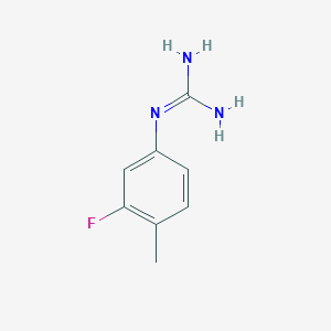 molecular formula C8H10FN3 B1340477 N-(3-Fluoro-4-methylphenyl)guanidine CAS No. 46117-85-5