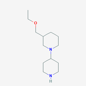 molecular formula C13H26N2O B13404778 3-(Ethoxymethyl)-1,4'-bipiperidine 