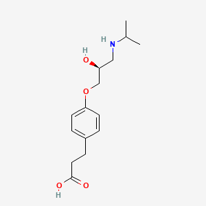 molecular formula C15H23NO4 B13404869 (S)-Esmolol Acid 