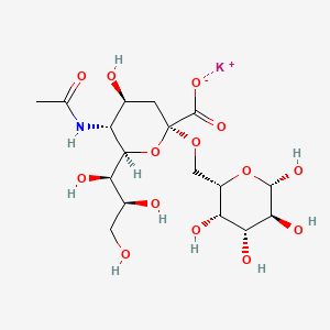 molecular formula C17H28KNO14 B13404883 6-Sialyl-D-galactose Potassium Salt (alpha/beta mixture) 