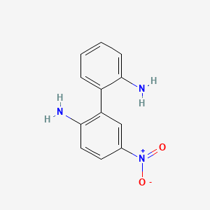 molecular formula C12H11N3O2 B13404983 5-Nitro[1,1'-biphenyl]-2,2'-diamine 