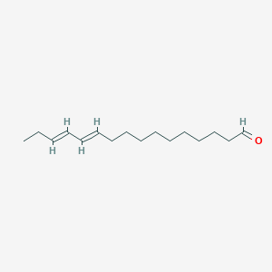 molecular formula C16H28O B013405 11,13-Hexadecadienal CAS No. 73264-91-2