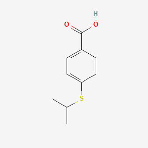molecular formula C10H12O2S B1340502 4-(Isopropylthio)benzoic acid CAS No. 13205-50-0
