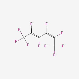 molecular formula C6F10 B13405059 (E,Z)-Perfluoro-2,4-hexadiene CAS No. 83168-66-5