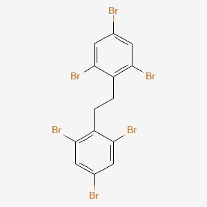 molecular formula C14H8Br6 B13405075 2,2',4,4',6,6'-Hexabromo-bibenzyl 