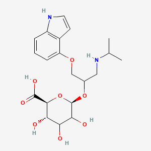 molecular formula C20H28N2O8 B13405119 Pindolol Glucuronide 