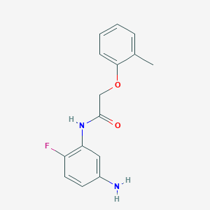 N-(5-Amino-2-fluorophenyl)-2-(2-methylphenoxy)-acetamide
