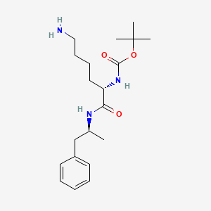 molecular formula C20H33N3O3 B13405162 (Boc-Lys(H)-D-amphetamine) CAS No. 849605-16-9