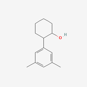 molecular formula C14H20O B13405163 trans-2-(3,5-Dimethylphenyl)cyclohexanol 