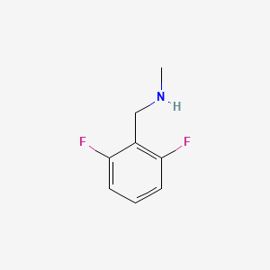molecular formula C8H9F2N B1340518 1-(2,6-difluorophenyl)-N-methylmethanamine CAS No. 392691-62-2