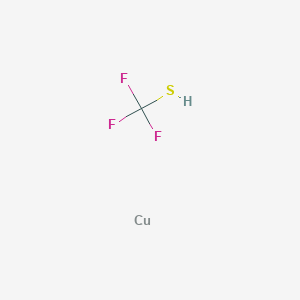 molecular formula CHCuF3S B13405195 Copper trifluoromethanethiol 