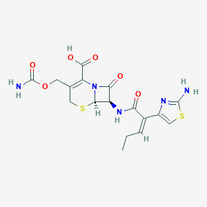 molecular formula C17H19N5O6S2 B134052 Cefcapene CAS No. 135889-00-8
