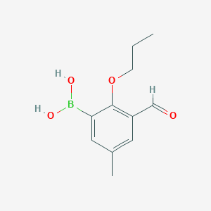 (3-Formyl-5-methyl-2-propoxyphenyl)boronic acid