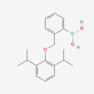 (2-((2,6-Diisopropylphenoxy)methyl)phenyl)boronic acid