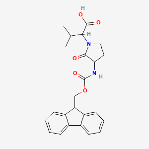 molecular formula C24H26N2O5 B13405313 N-Fmoc-Freidinger's lactam CAS No. 957507-85-6