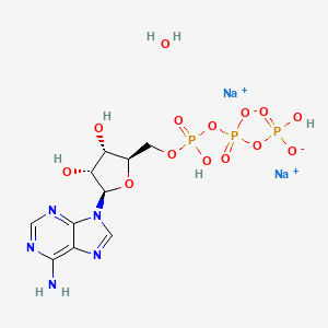 molecular formula C10H16N5Na2O14P3 B1340535 ATP disodium salt hydrate CAS No. 34369-07-8