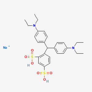 molecular formula C27H34N2Na2O6S2 B1340541 Leuco Patent Blue Violet CAS No. 133978-89-9