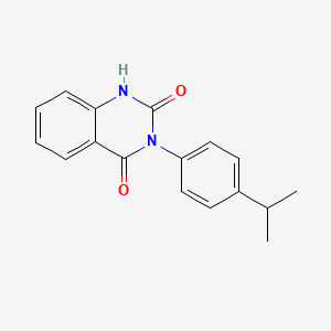 2-Hydroxy-3-[4-(propan-2-yl)phenyl]-3,4-dihydroquinazolin-4-one
