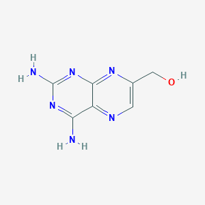 molecular formula C7H8N6O B13405511 2,4-Diamino-7-Pteridinemethanol 