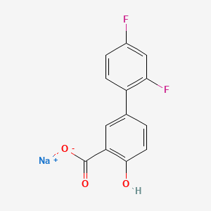 molecular formula C13H7F2NaO3 B13405520 Diflunisal sodium CAS No. 84145-00-6