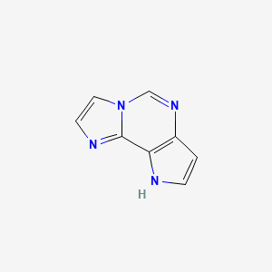 molecular formula C8H6N4 B13405534 1H-Imidazo[1,2-C]pyrrolo[2,3-E]pyrimidine CAS No. 795277-70-2