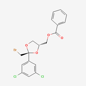molecular formula C18H15BrCl2O4 B13405539 Cis-bromo-ester(Cis-BBD) 
