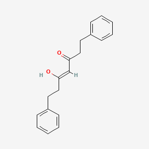 molecular formula C19H20O2 B13405546 (Z)-5-hydroxy-1,7-diphenylhept-4-en-3-one 