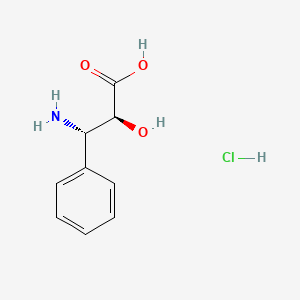 molecular formula C9H12ClNO3 B13405561 (alphaS,betaR)- 