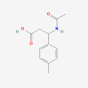 3-Acetamido-3-(p-tolyl)propanoic acid