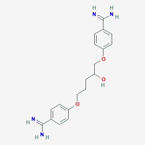 1,5-Bis(4-amidinophenoxy)-2-hydroxypentane dihydrochloride
