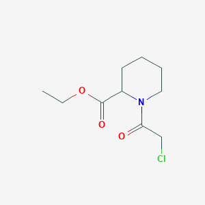 molecular formula C10H16ClNO3 B1340560 Ethyl 1-(chloroacetyl)piperidine-2-carboxylate CAS No. 1008946-66-4