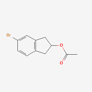 5-Bromo-2,3-dihydro-1H-inden-2-YL acetate
