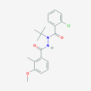 molecular formula C20H23ClN2O3 B13405680 N'-tert-butyl-N'-(2-chlorobenzoyl)-3-methoxy-2-methylbenzohydrazide 