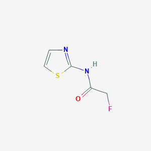 molecular formula C5H5FN2OS B13405685 2-fluoro-N-(1,3-thiazol-2-yl)acetamide 