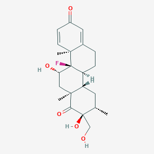 molecular formula C22H29FO5 B13405721 16alpha-Homo 2-(Hydroxymethyl)betamethasone 