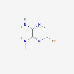 molecular formula C5H7BrN4 B1340576 6-Bromo-N2-methylpyrazine-2,3-diamine CAS No. 55635-63-7