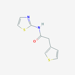 molecular formula C9H8N2OS2 B13405766 N-(2-Thiazolyl)-2-(3-thienyl)acetamide 