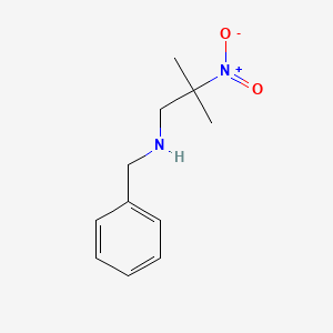 molecular formula C11H16N2O2 B1340578 Benzyl-(2-methyl-2-nitro-propyl)-amine CAS No. 741221-17-0